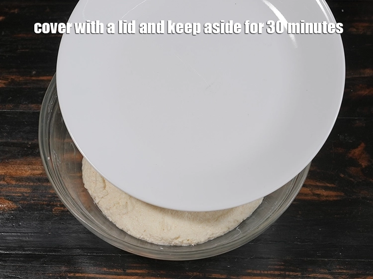 Step 7 – <p><span style="background-color:rgb(255,255,255);color:rgb(0,0,0);">Cover with a lid and keep aside for 30 minutes.</span></p>