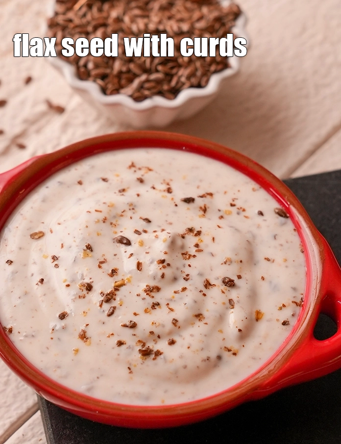 Step 12 – <p>Enjoy this healthy quick snack of flax seed with curds.</p>