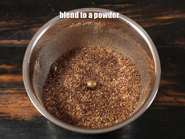 Step 8 – <p>Blend to a powder. We will use the powdered flax seed in the below recipe.</p>
