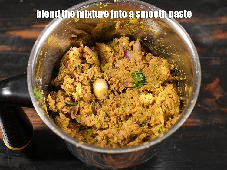 Step 19 – <p>Blend the mixture into a smooth paste.</p>