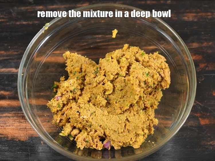 Step 20 – <p>Remove the mixture in a deep bowl.</p>