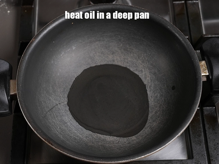 Step 26 – <p>Heat 2 tbsp oil in a deep pan.</p>