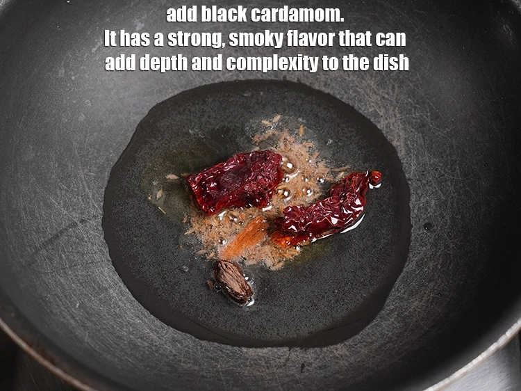 Step 30 – <p>Add 1 black cardamom. It has a strong, smoky flavor that can add depth and …
