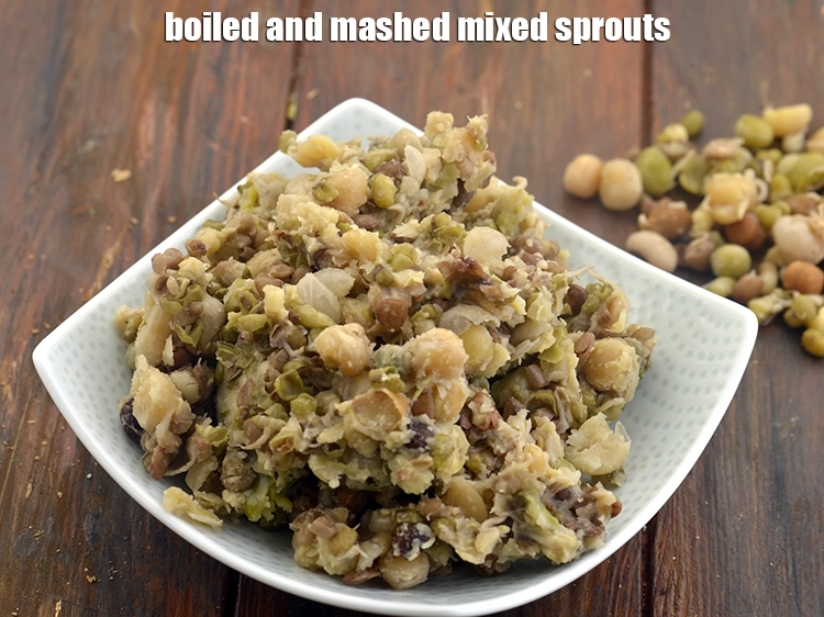 Step 4 – <p>Place them on a plate and mash it well using a potato masher to get …