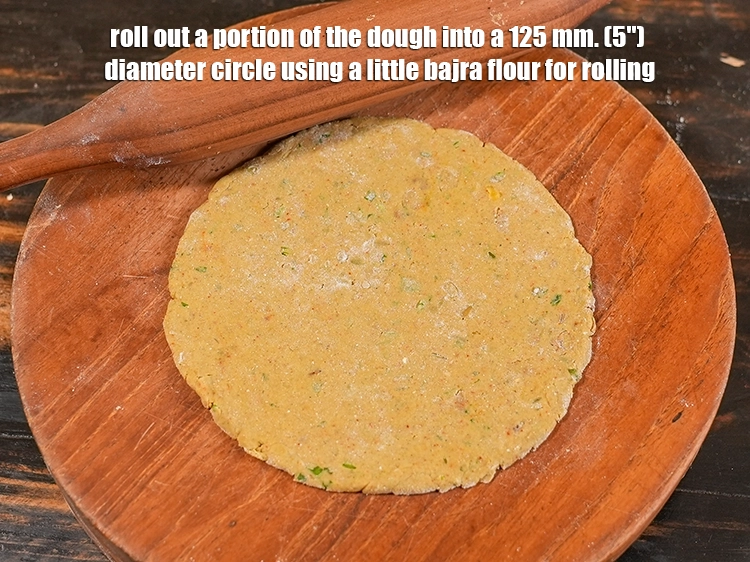 Step 15 – <p>Roll out a portion of the dough into a 125 mm. (5") diameter circle using …