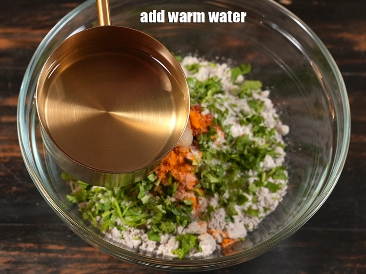 Step 12 – <p><span style="background-color:rgb(255,255,255);color:rgb(0,0,0);">Mix all the ingredients using your fingers. add</span> <span style="background-color:rgb(255,255,255);color:rgb(0,0,0);">warm water is a must …