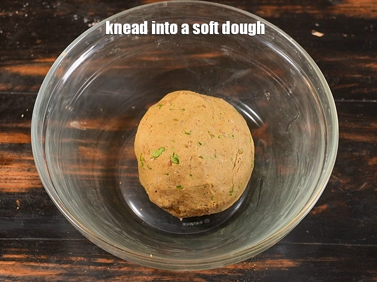 Step 13 – <p><span style="background-color:rgb(255,255,255);color:rgb(0,0,0);">Finally knead into a soft dough.</span></p>