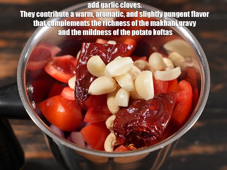 Step 20 – <p>Add 8 to 10 garlic (lehsun) cloves. They contribute a warm, aromatic, and slightly pungent …