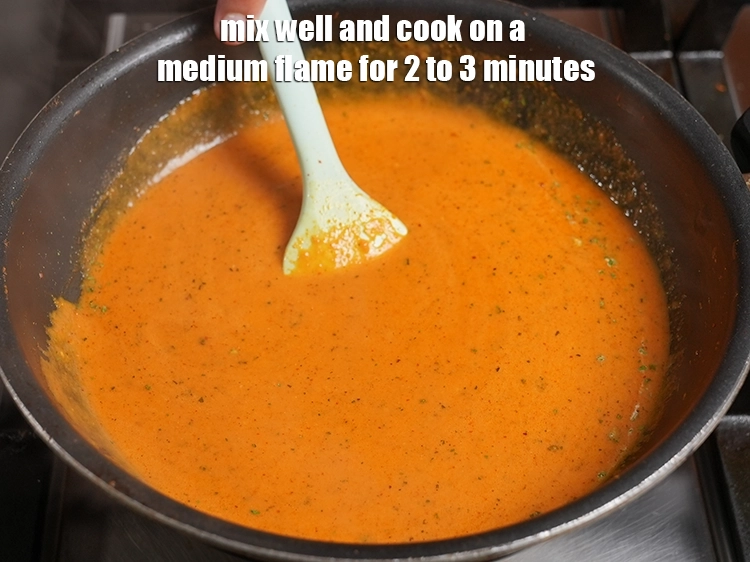 Step 48 – <p><span style="background-color:rgb(255,255,255);color:rgb(0,0,0);">Mix well and cook on a medium flame for&nbsp;2 to 3 minutes, while stirring …