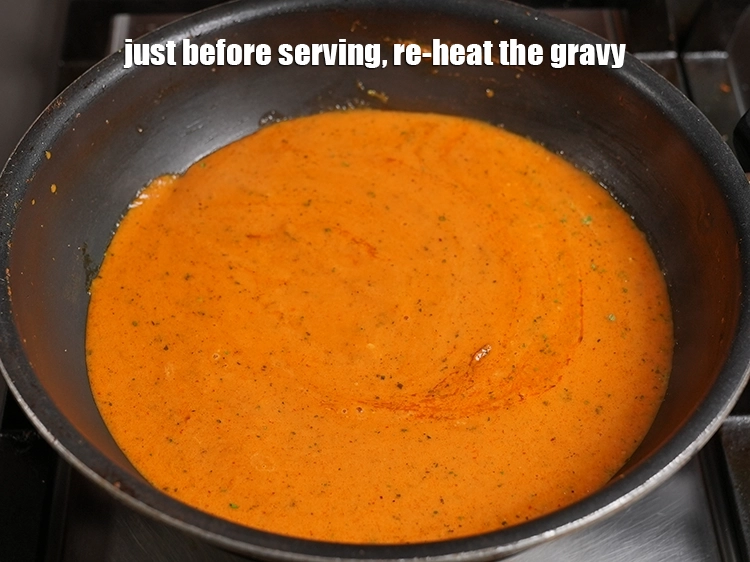 Step 41 – <p>Just before serving, re-heat the gravy.</p>