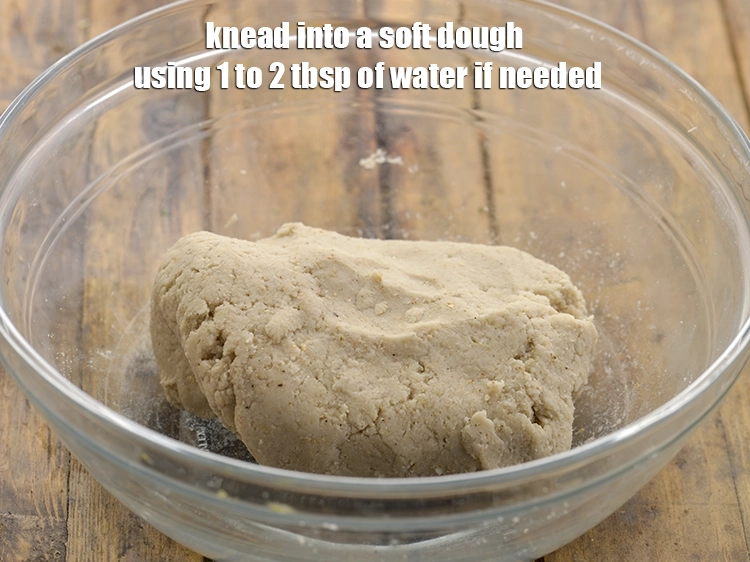 Step 6 – <p>Knead into a soft dough using 1 to 2 tbsp of water if needed. <strong>THE …