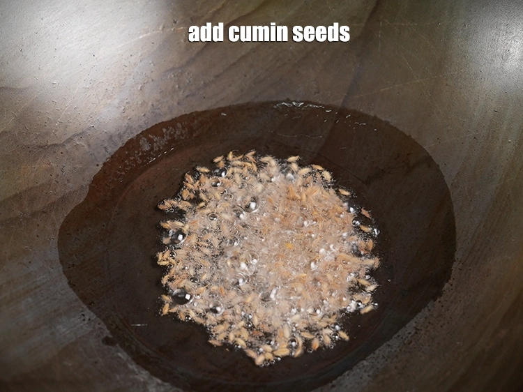 Step 19 – <p>Add 1 tsp <a href="https://www.tarladalal.in/glossary-cumin-seeds-jeera-zeera-381i"><u>cumin seeds (jeera)</u></a>.</p>