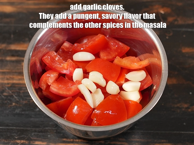 Step 2 – <p>Add 8 to 10 <a href="https://www.tarladalal.in/glossary-garlic-lehsun-lahsun-348i#ing_2537"><u>garlic (lehsun) cloves</u></a>. They add a pungent, savory flavor that …