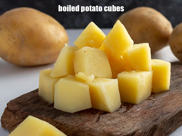 Step 1 – <p>For the <strong>sev puri </strong>recipe, we will be using boiled potatoes. You can either boil …