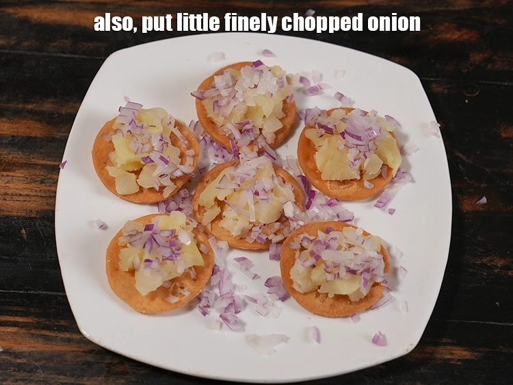 Step 6 – <p>Also, put little onions. Jains can skip adding the onions and use tomatoes instead. I …