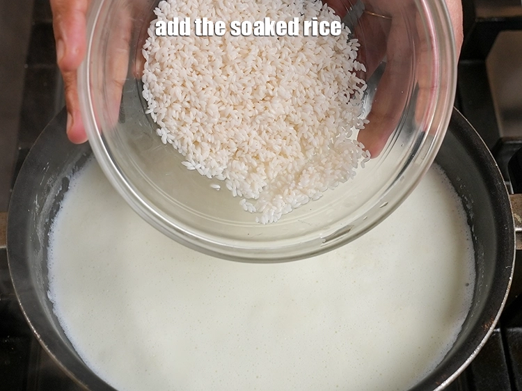 Step 5 – <p>Add the soaked rice.</p>