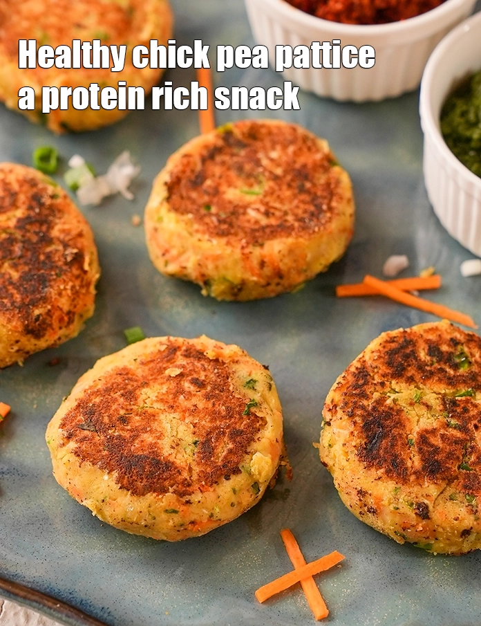 Step 27 – <p><strong>Healthy chick pea pattice – a protein rich snack.&nbsp;</strong></p>