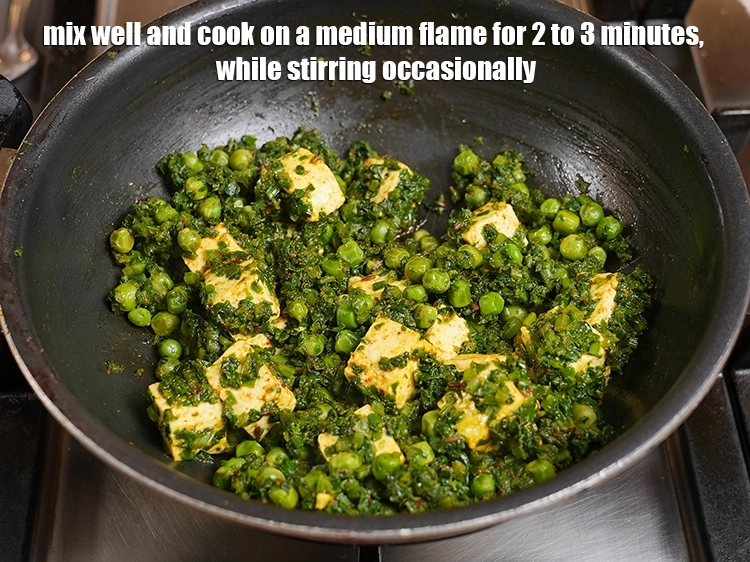 Step 48 – <p>Mix well and cook on a medium flame for 2 to 3 minutes, while stirring …