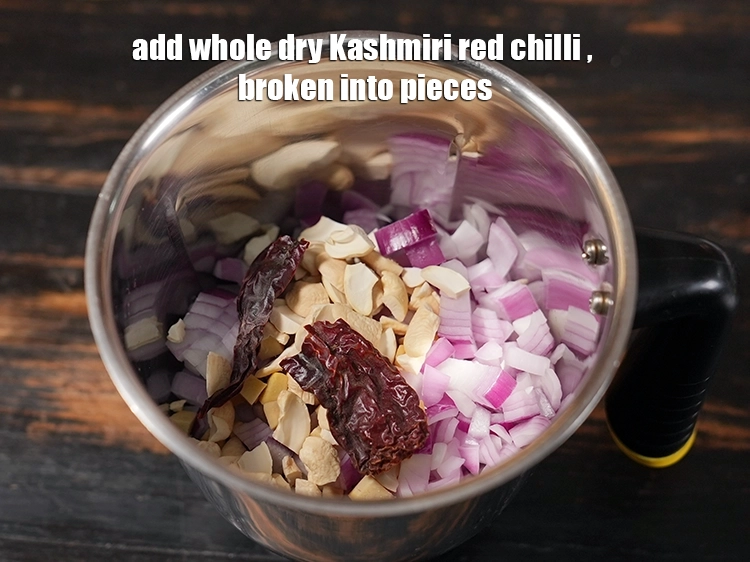 Step 16 – <p>Furthermore, add <span style="background-color:rgb(255,255,255);color:rgb(0,0,0);">1 </span><a href="https://www.tarladalal.in/glossary-whole-dry-kashmiri-red-chillies-kashmiri-mirch-kashmiri-lal-mirch-332i"><u>whole dry Kashmiri red chilli </u></a><span style="background-color:rgb(255,255,255);color:rgb(0,0,0);">, broken into pieces</span>. …