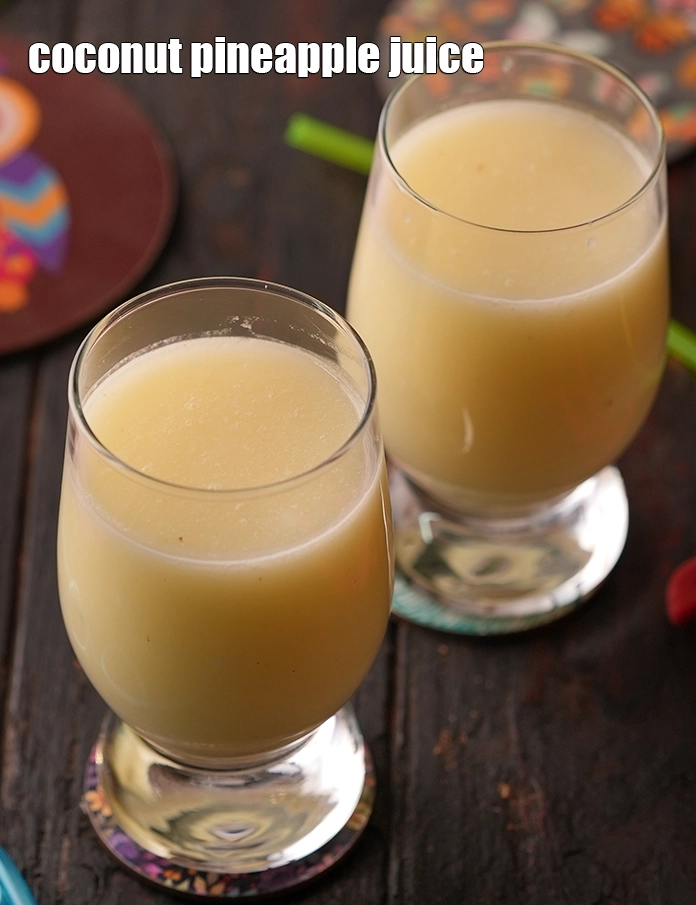 Step 6 – <p>Serve <strong>coconut pineapple drink recipe | healthy pinepple coconut juice | coconut pineapple juice for …