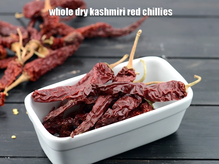 Step 5 – <p>In the same pan, add 3&nbsp;<a href="https://www.tarladalal.com/glossary-whole-dry-kashmiri-red-chillies-kashmiri-mirch-kashmiri-lal-mirch-332i">whole dry kashmiri red chillies</a>, broken into pieces.</p>