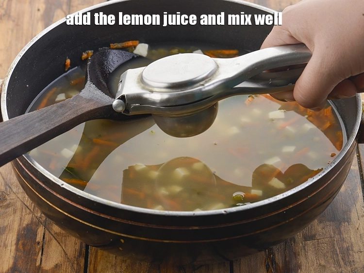 Step 19 – <p>Now, add the lemon juice and mix well.</p>