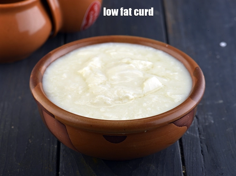 Step 4 – <p>If you are on a fat restricted diet, then prefer to use low fat curd.</p>