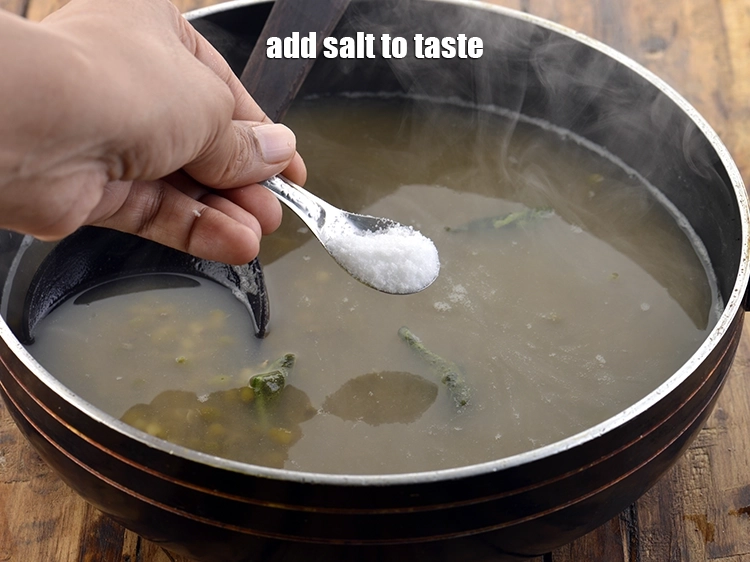 Step 13 – <p><u>Add </u><a href="https://www.tarladalal.in/glossary-salt-namak-table-salt-418i"><u>salt </u></a><span style="background-color:rgb(255,255,255);color:rgb(0,0,0);">to taste.</span></p>