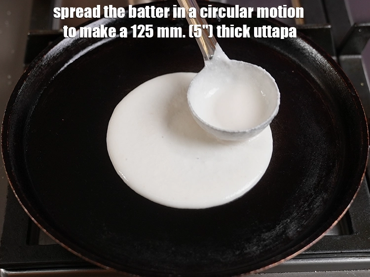 Step 38 – <p><span style="background-color:rgb(255,255,255);color:rgb(0,0,0);">Immediately, spread the batter in a circular motion to make a 125 mm. (5") …