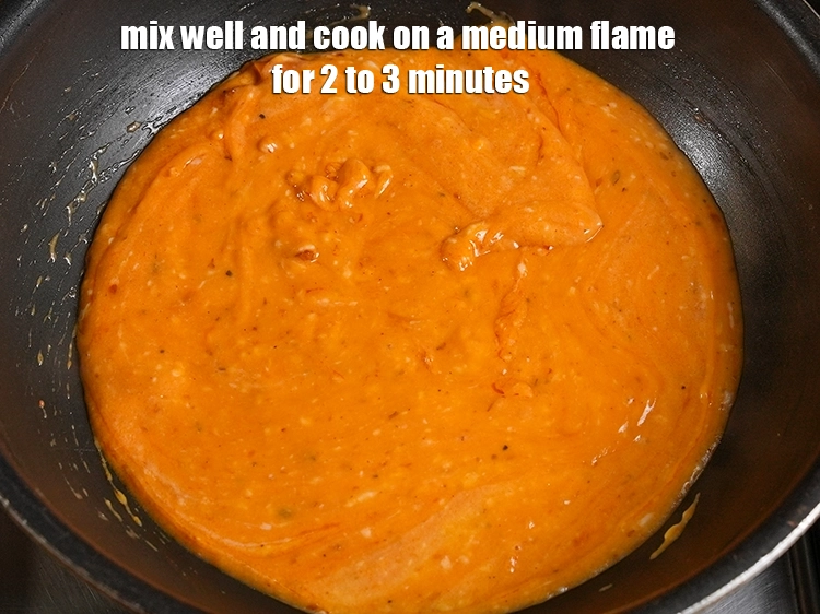 Step 23 – <p><span style="background-color:rgb(255,255,255);color:rgb(0,0,0);">Mix well and cook on a medium flame for 2 to 3 minutes, while …