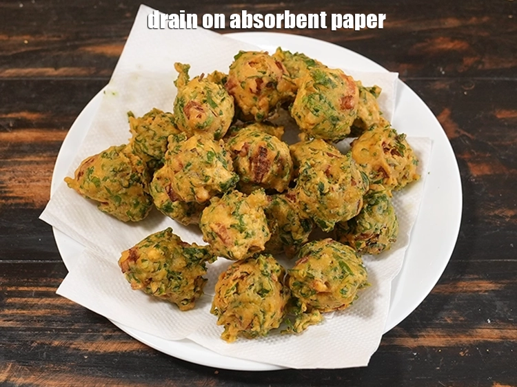 Step 21 – <p style="margin-left:0px;">Drain on absorbent paper. Keep aside.</p>