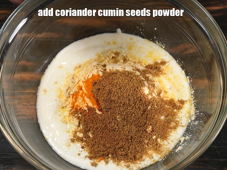 Step 20 – <p>Add 2 tsp <a href="https://www.tarladalal.in/glossary-coriander-cumin-seeds-powder-dhania-jeera-powder-375i"><u>coriander-cumin seeds (dhania-jeera) powder</u></a>.</p>