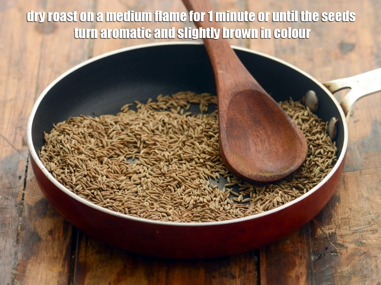 Step 19 – <p>Dry roast on a medium flame for 1 minute or until the seeds turn aromatic …