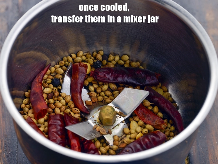 Step 10 – <p><span style="background-color:rgb(255,255,255);color:rgb(0,0,0);">Once cooled, transfer them in a mixer jar. Also, if making in large quantity …