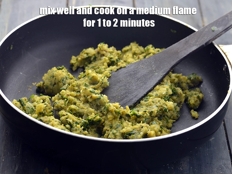 Step 18 – <p>Mix well and cook on a medium flame for 1 to 2 minutes, while stirring …