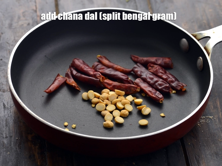 Step 3 – <p><span style="background-color:rgb(255,255,255);color:rgb(0,0,0);">Add the chana dal. It is a one of the popular south-Indian spices. From …
