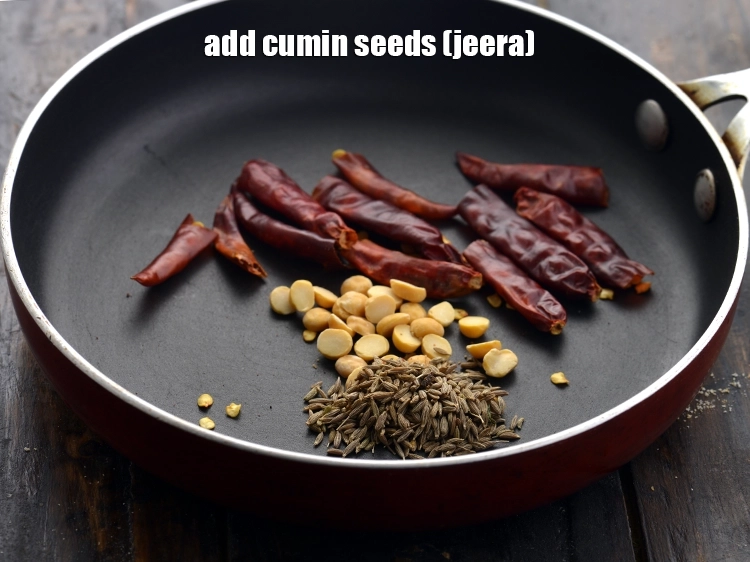 Step 4 – <p><span style="background-color:rgb(255,255,255);color:rgb(0,0,0);">Add the cumin seeds</span></p>