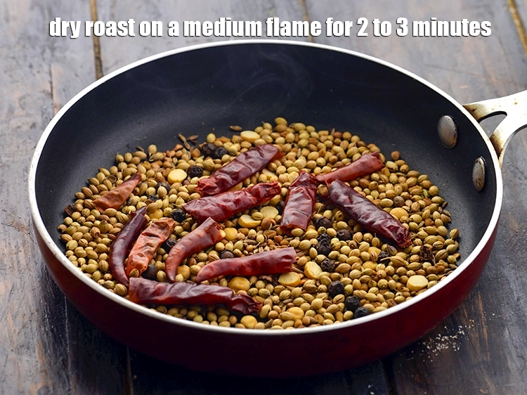 Step 8 – <p><span style="background-color:rgb(255,255,255);color:rgb(0,0,0);">Dry roast on a medium flame for 2 to 3 minutes, while stirring continuously. …