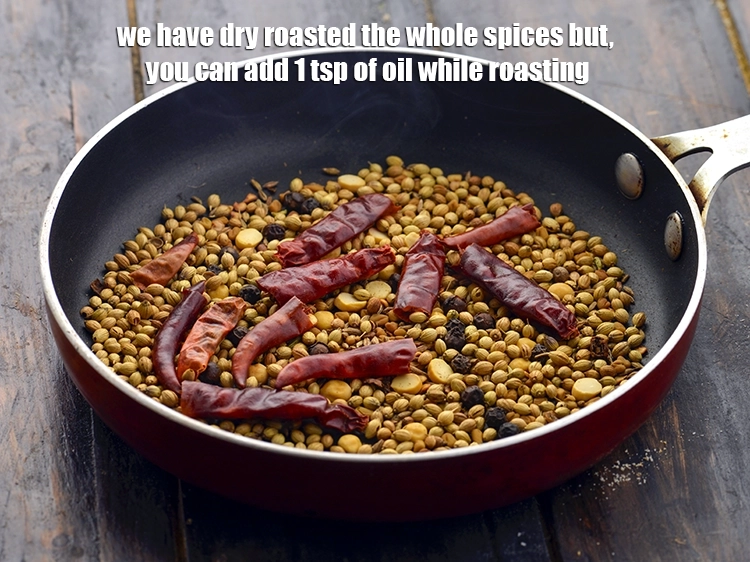 Step 15 – <p>We have dry roasted the whole spices but, you can add 1 tsp of oil …