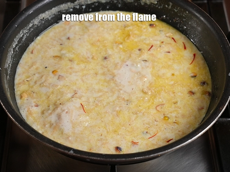Step 13 – <p>Remove from the flame and keep aside to cool.</p>