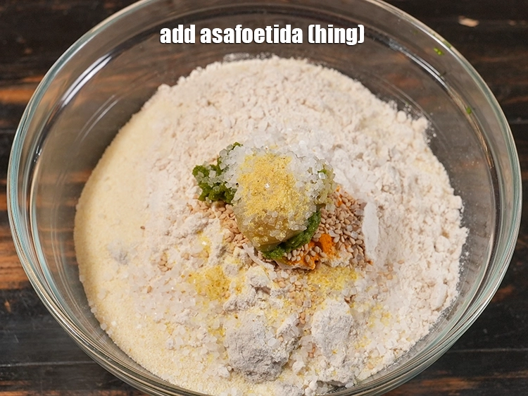 Step 15 – <p>Add ¼ tsp asafoetida. Also called as hing, it is usually added for its digestive …