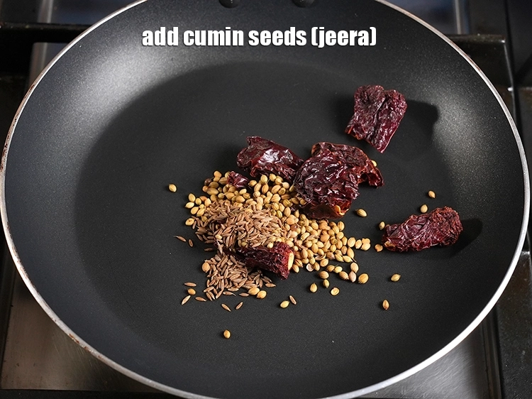 Step 5 – <p>Add&nbsp;1/2 tsp&nbsp;<a href="https://www.tarladalal.com/glossary-cumin-seeds-jeera-zeera-381i">cumin seeds (jeera)</a>.</p>