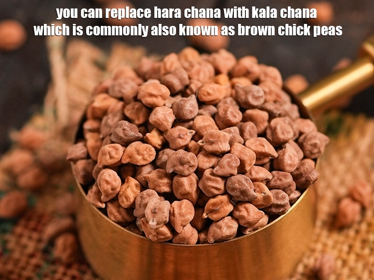 Step 41 – <p>As a variation to Malvani style green chana masala, you can replace hara chana with …