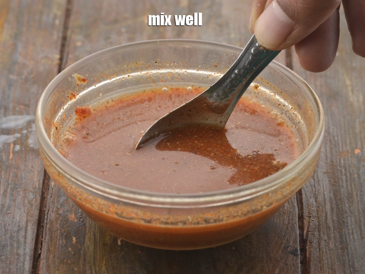 Step 48 – <p>Mix well and our masala water is ready. Keep aside.</p>