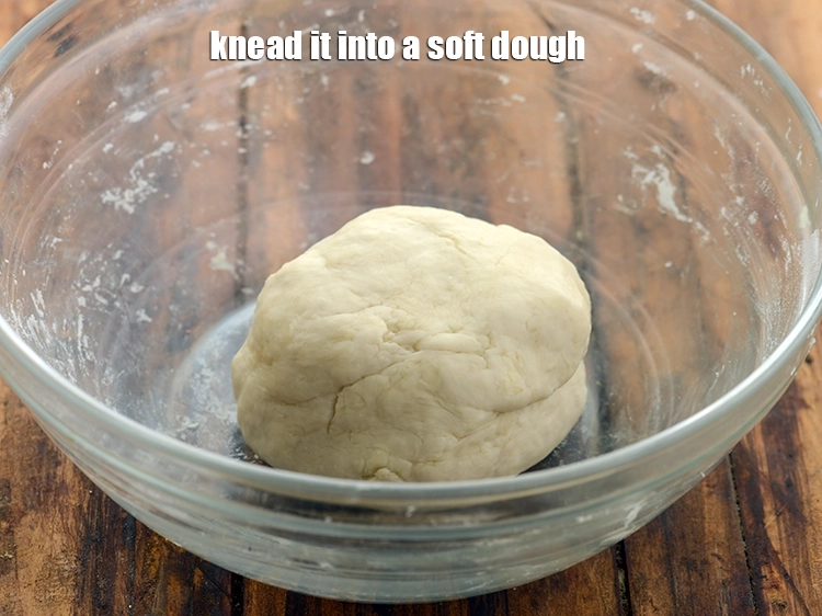 Step 7 – <p><span style="background-color:rgb(255,255,255);color:rgb(0,0,0);">Knead it into a soft dough</span></p>