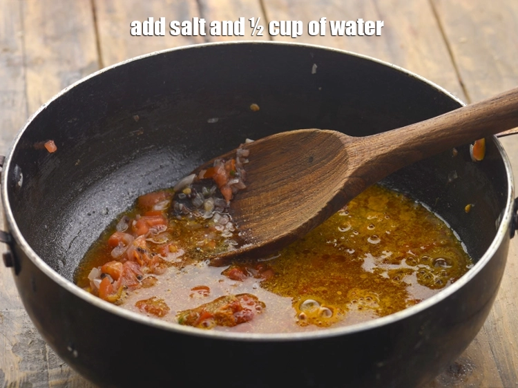 Step 23 – <p><span style="background-color:rgb(255,255,255);color:rgb(0,0,0);">Add salt and ½ cup of water.</span></p>