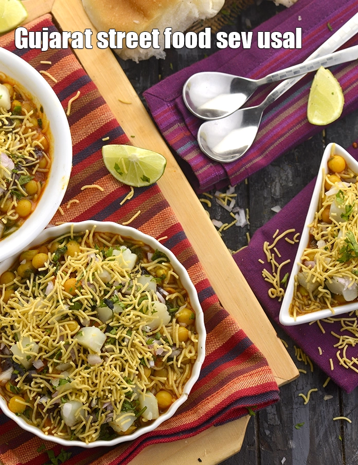 Step 39 – <p>Serve the <strong>sev usal </strong>immediately. You can relish the Vadodara special <strong>sev usal</strong> with pav, …