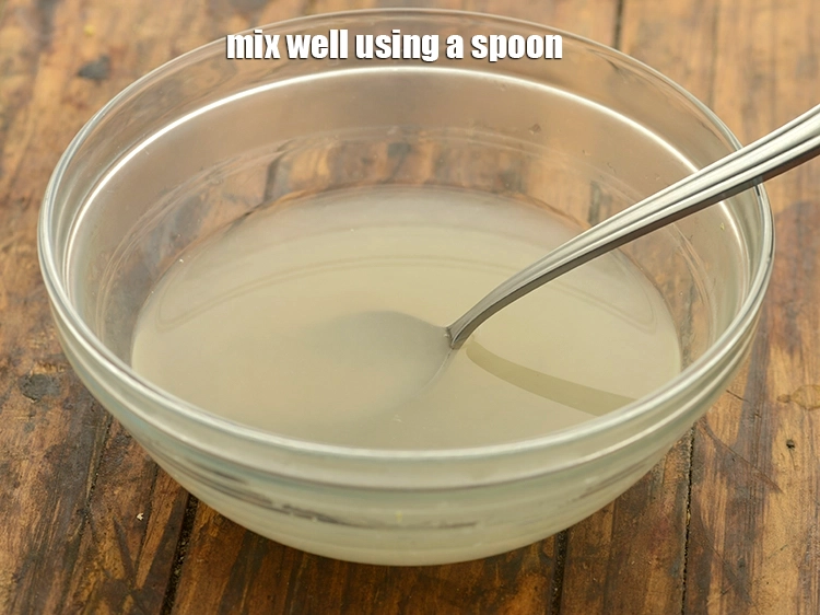 Step 17 – <p>Mix well using a spoon.</p>