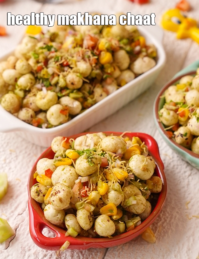 Step 17 – <p><span style="background-color:rgb(255,255,255);color:rgb(0,0,0);">Serve</span><strong> makhana chaat recipe | healthy makhana chaat | diabetic, heart friendly |</strong><span style="background-color:rgb(255,255,255);color:rgb(0,0,0);"> …