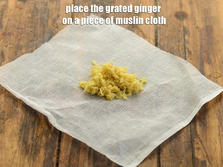 Step 11 – <p>Next for <strong>ginger lemon water for weight loss, detox and anorexia</strong>,&nbsp; place the grated ginger …